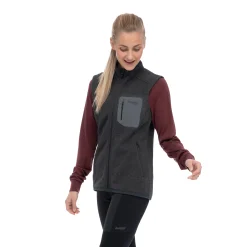 Online Bergans Kamphaug Knitted Vest Women - Dark Shadow Grey