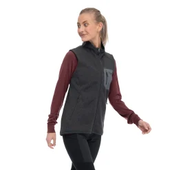 Online Bergans Kamphaug Knitted Vest Women - Dark Shadow Grey