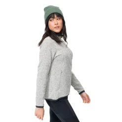 Shop Bergans Kamphaug Knitted W Half Zip - Chalk Sand