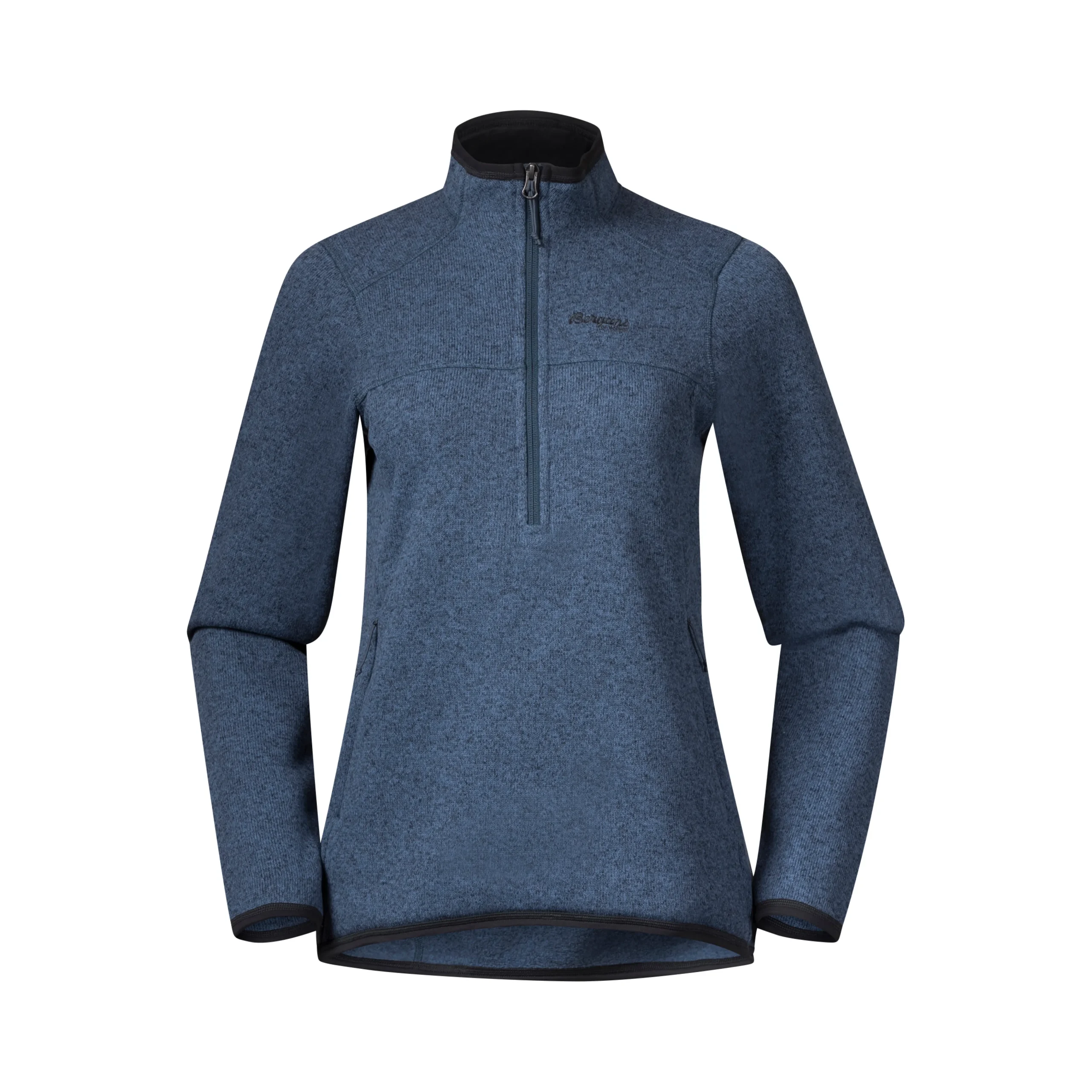 Sale Bergans Kamphaug Knitted W Half Zip - Orion Blue