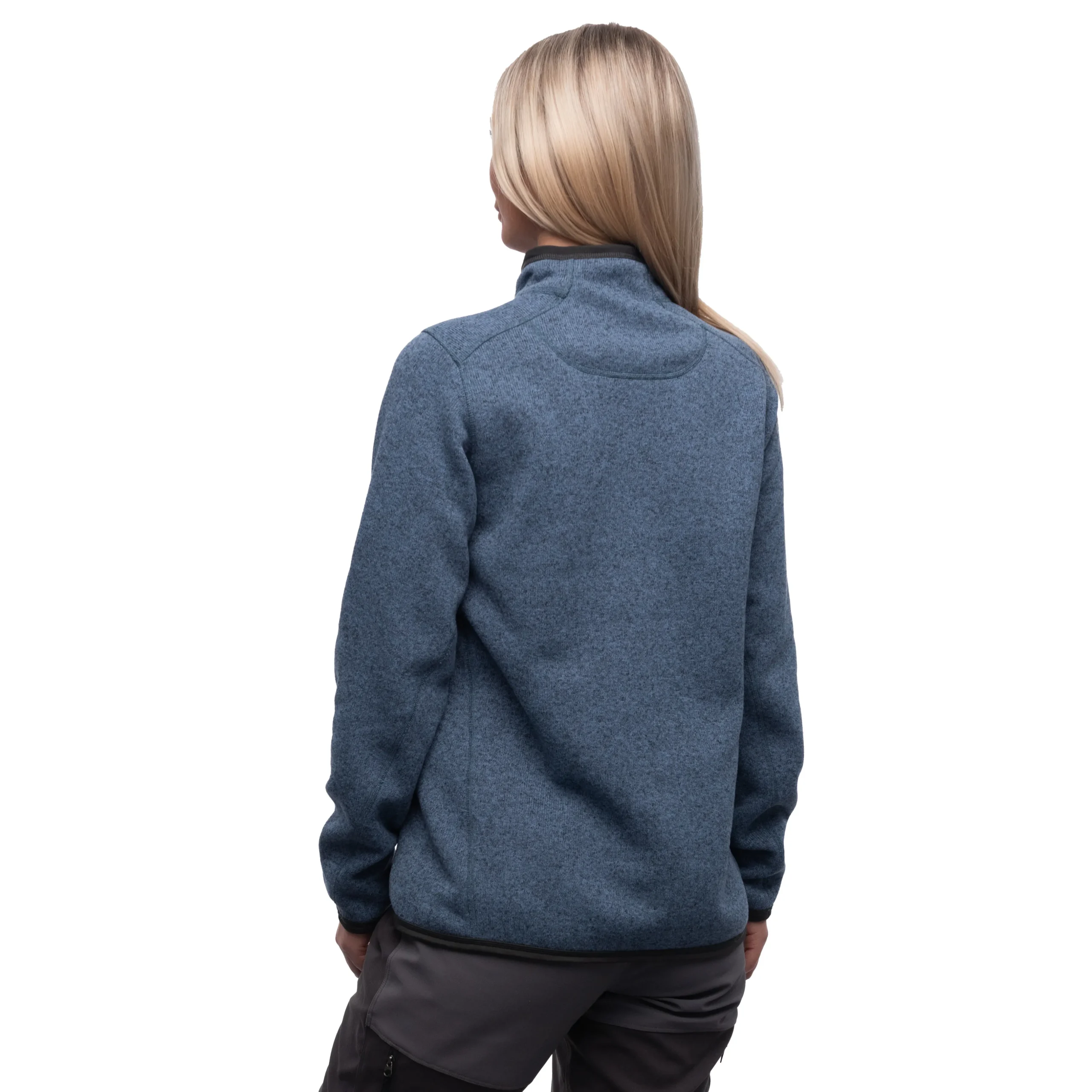 Sale Bergans Kamphaug Knitted W Half Zip - Orion Blue