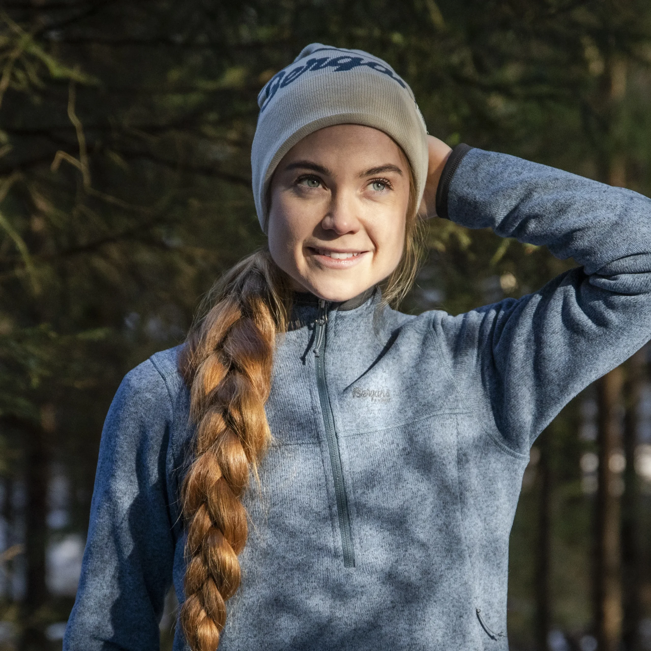Sale Bergans Kamphaug Knitted W Half Zip - Orion Blue