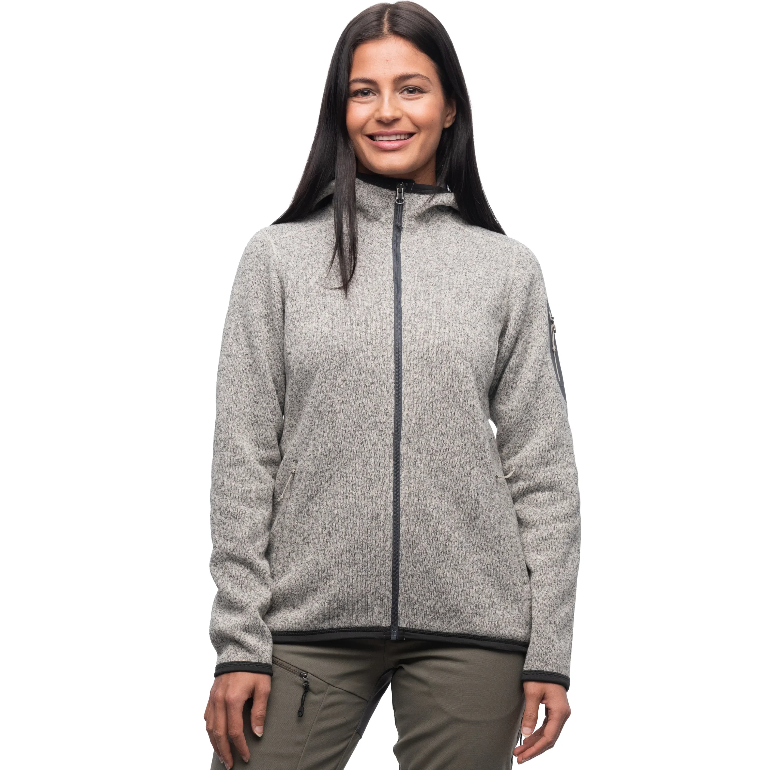 Online Bergans Kamphaug Knitted W Hoodie - Chalk Sand