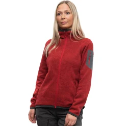 Cheap Bergans Kamphaug Knitted W Hoodie - Red