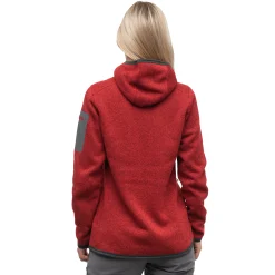 Cheap Bergans Kamphaug Knitted W Hoodie - Red