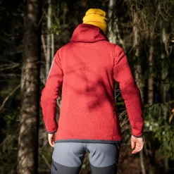 Cheap Bergans Kamphaug Knitted W Hoodie - Red