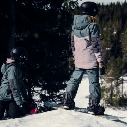 Online Bergans Knyken Insulated Youth Jacket - Lilac Chalk / Orion Blue