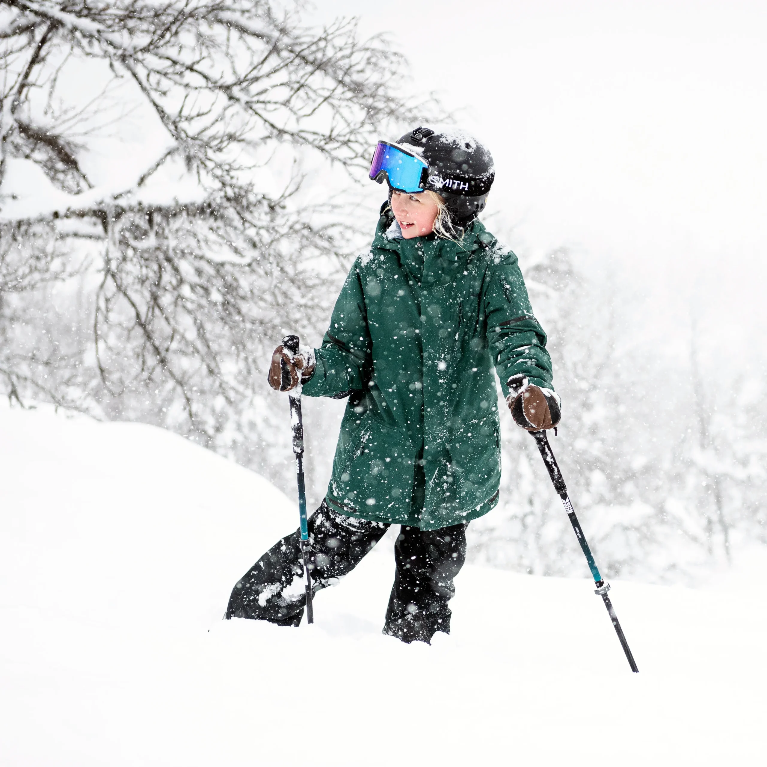 Outlet Bergans Knyken Insulated Youth Jacket - Duke Green