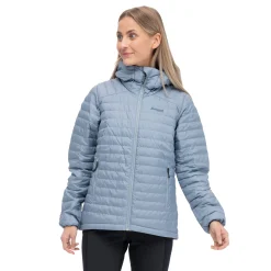 Online Bergans Lava Light Down Jacket W/Hood Women - Husky Blue