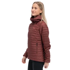 Best Bergans Lava Light Down Jacket W/Hood Women - Amarone Red