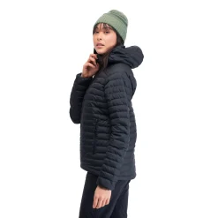 Cheap Bergans Lava Light Down Jacket W/Hood Women - Black
