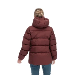 Flash Sale Bergans Lava Warm Down Jacket W/Hood Women - Amarone Red