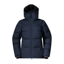 New Bergans Lava Warm Down Jacket W/Hood Women - Navy