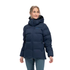 New Bergans Lava Warm Down Jacket W/Hood Women - Navy
