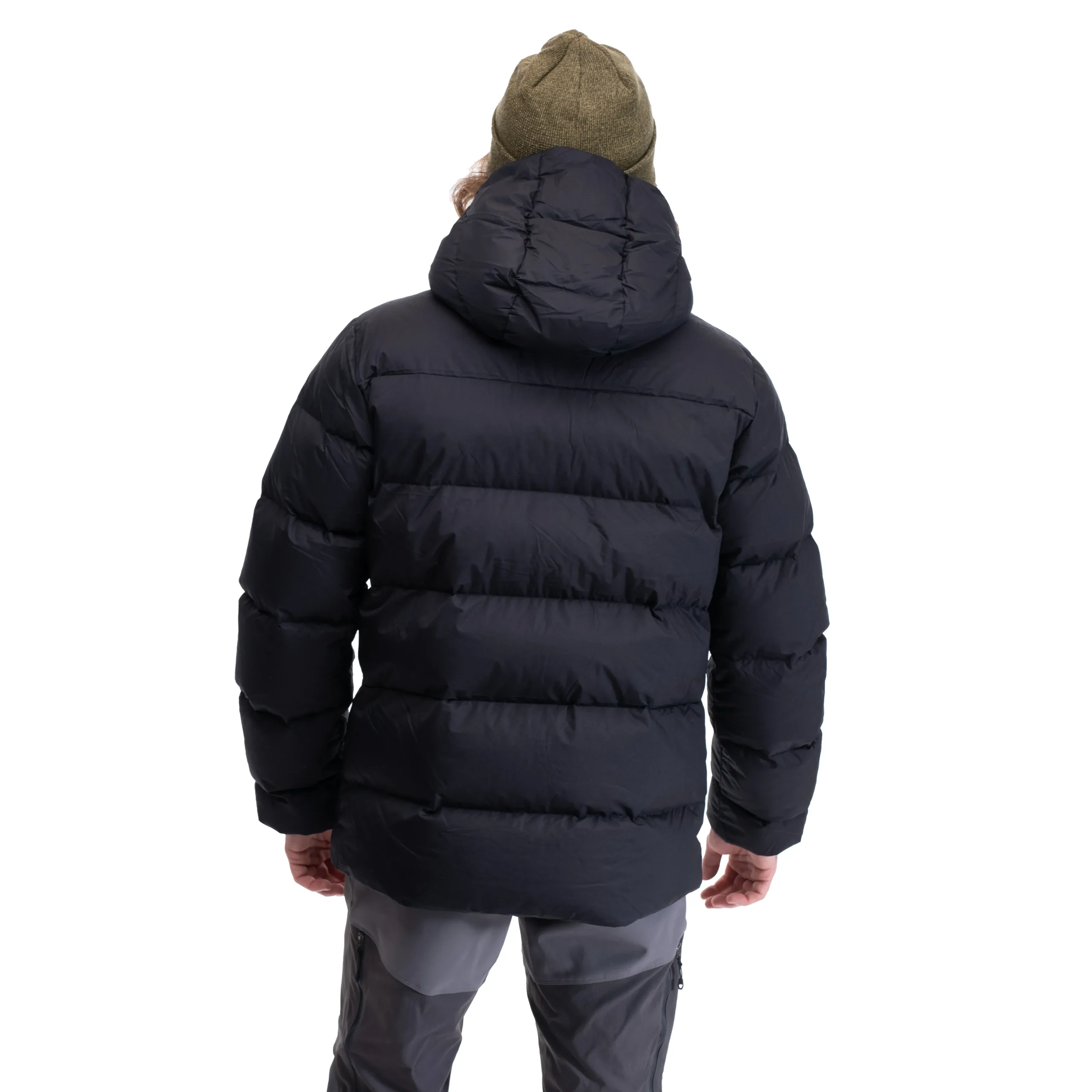 Outlet Bergans Lava Warm Down Jacket W/Hood Men - Black