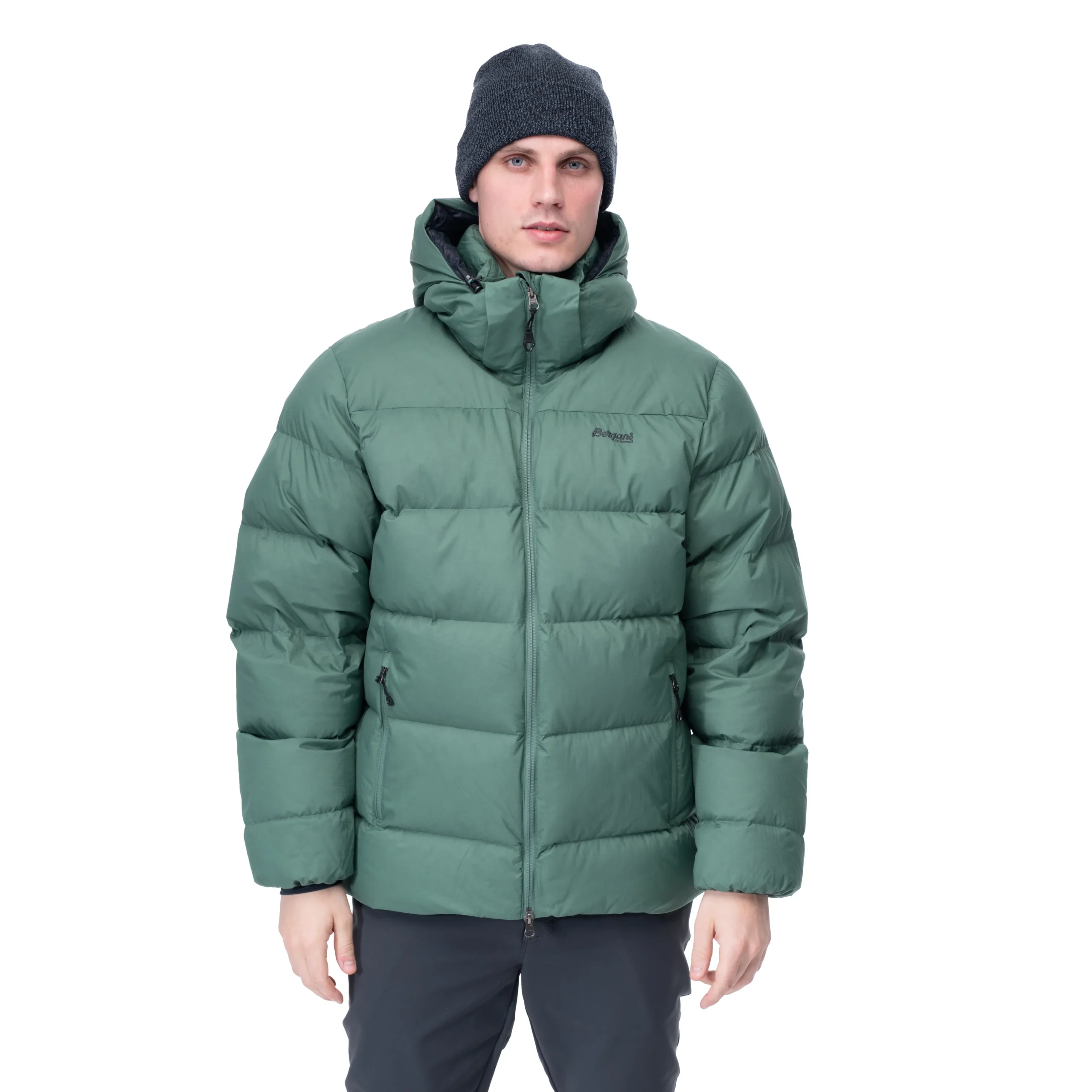 Hot Bergans Lava Warm Down Jacket W/Hood Men - Dark Jade Green