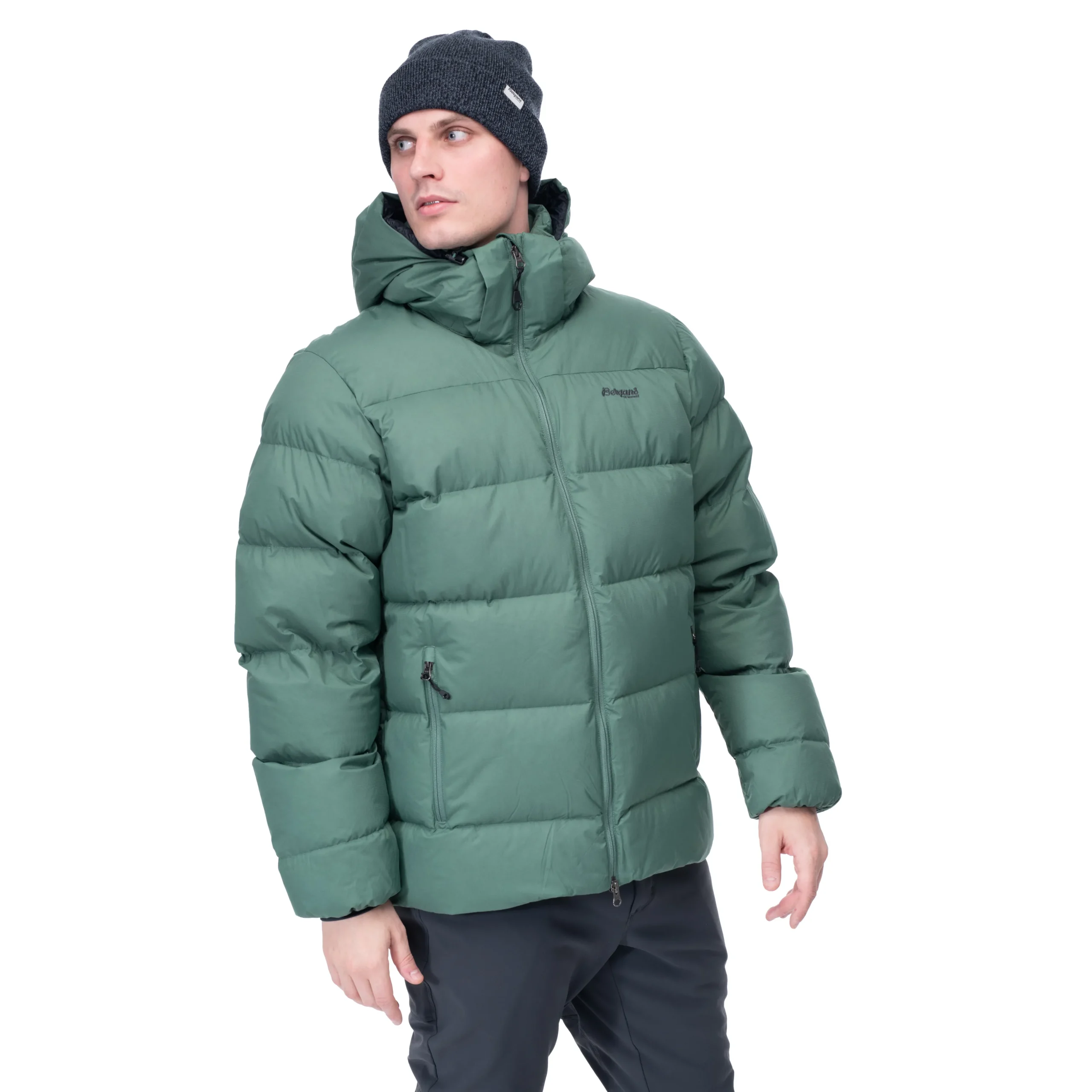 Hot Bergans Lava Warm Down Jacket W/Hood Men - Dark Jade Green