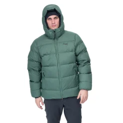 Hot Bergans Lava Warm Down Jacket W/Hood Men - Dark Jade Green