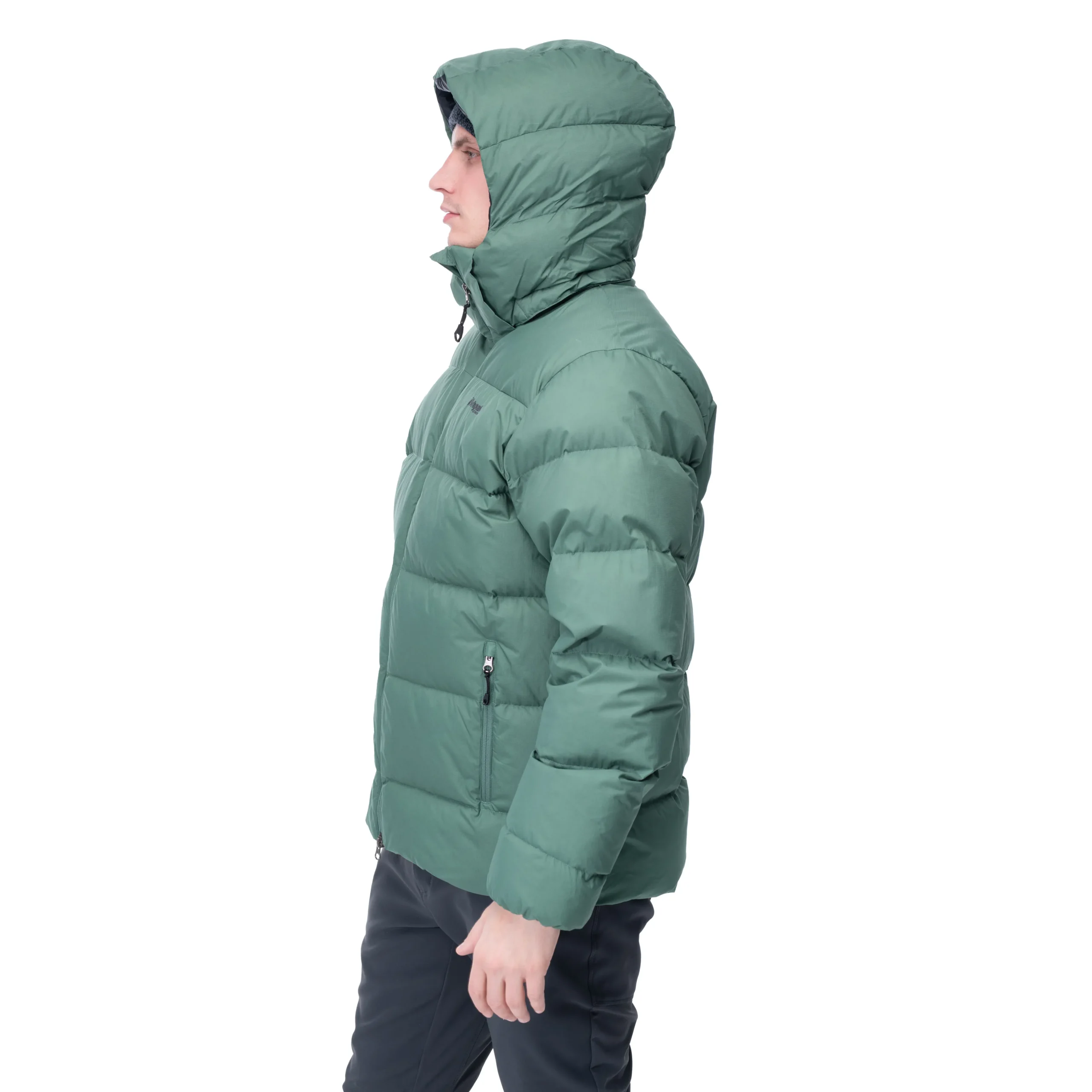Hot Bergans Lava Warm Down Jacket W/Hood Men - Dark Jade Green