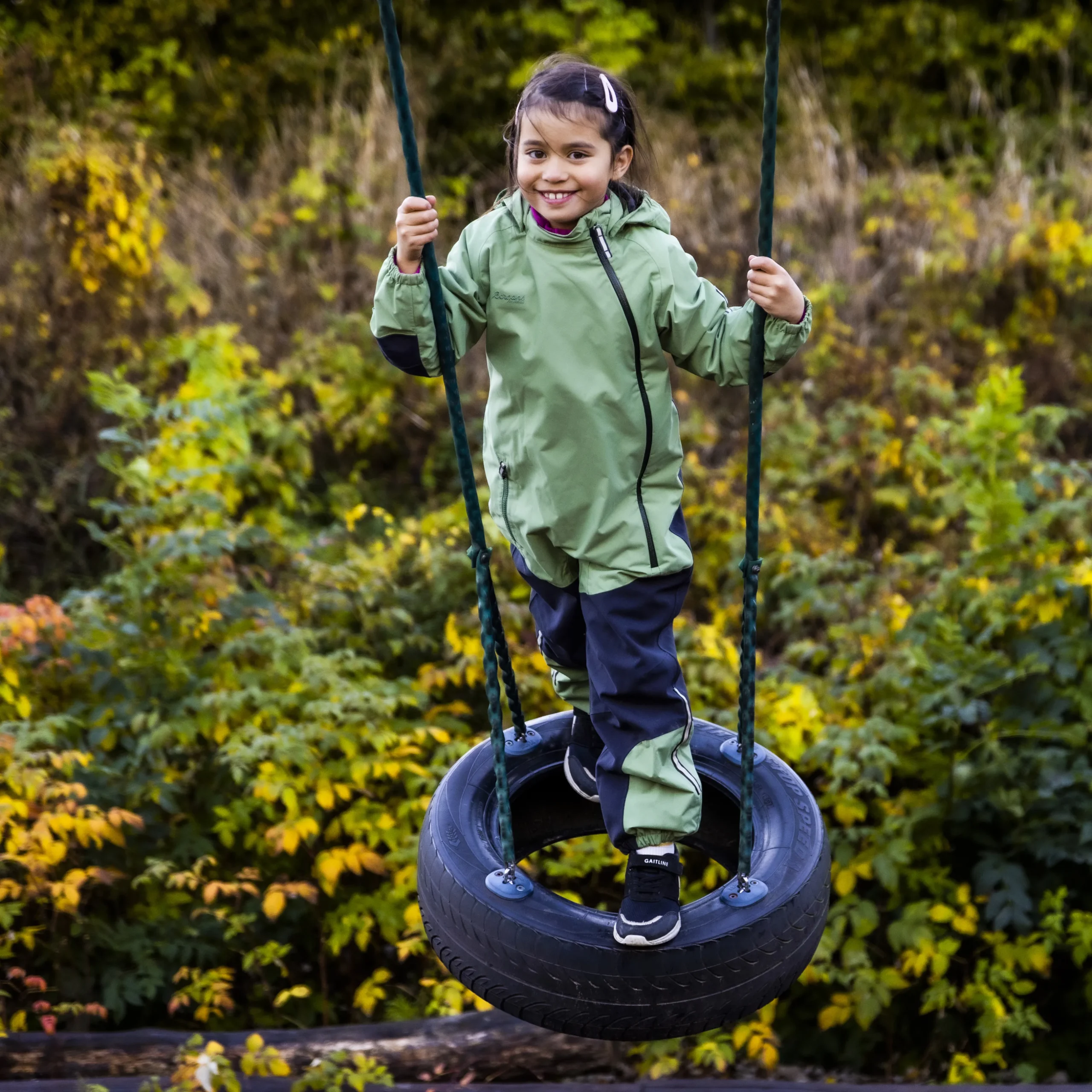 Best Sale Bergans Lilletind Kids Coverall - Jade Green / Dark Shadow Grey