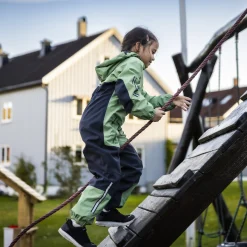 Best Sale Bergans Lilletind Kids Coverall - Jade Green / Dark Shadow Grey