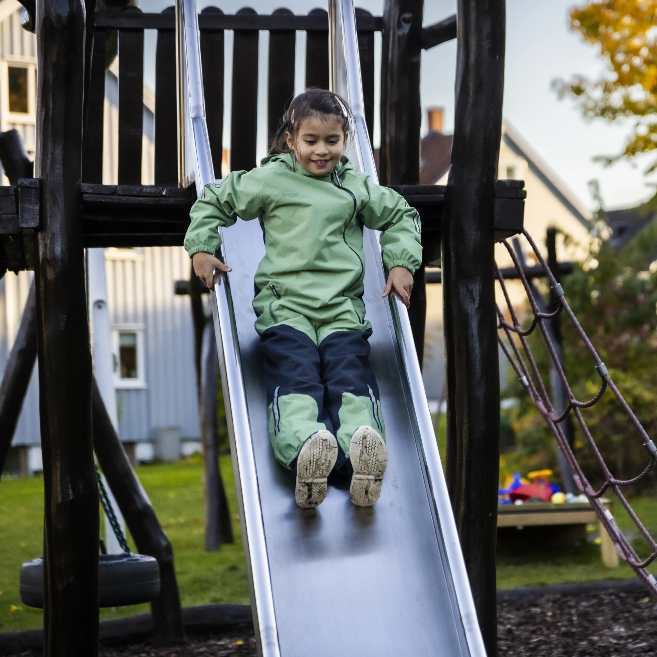 Best Sale Bergans Lilletind Kids Coverall - Jade Green / Dark Shadow Grey