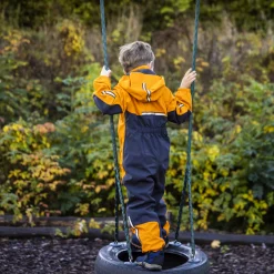 Cheap Bergans Lilletind Kids Coverall - Cloudberry Yellow / Dark Shadow Grey