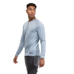 Clearance Bergans Lysebu Wool Henley - Husky Blue