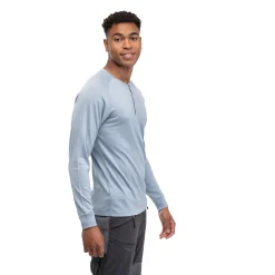 Clearance Bergans Lysebu Wool Henley - Husky Blue