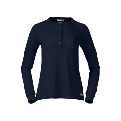 Outlet Bergans Lysebu Wool W Henley - Navy