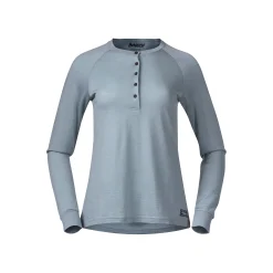 Sale Bergans Lysebu Wool W Henley - Husky Blue