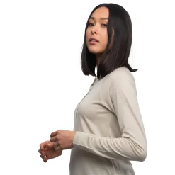 Store Bergans Lysebu Wool W Henley - Chalk Sand