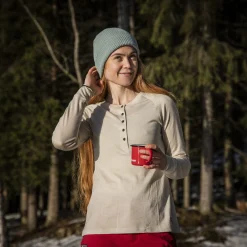 Store Bergans Lysebu Wool W Henley - Chalk Sand