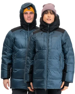 Hot Bergans Magma Extreme Down Jacket W/Hood Unisex - Orion Blue / Black