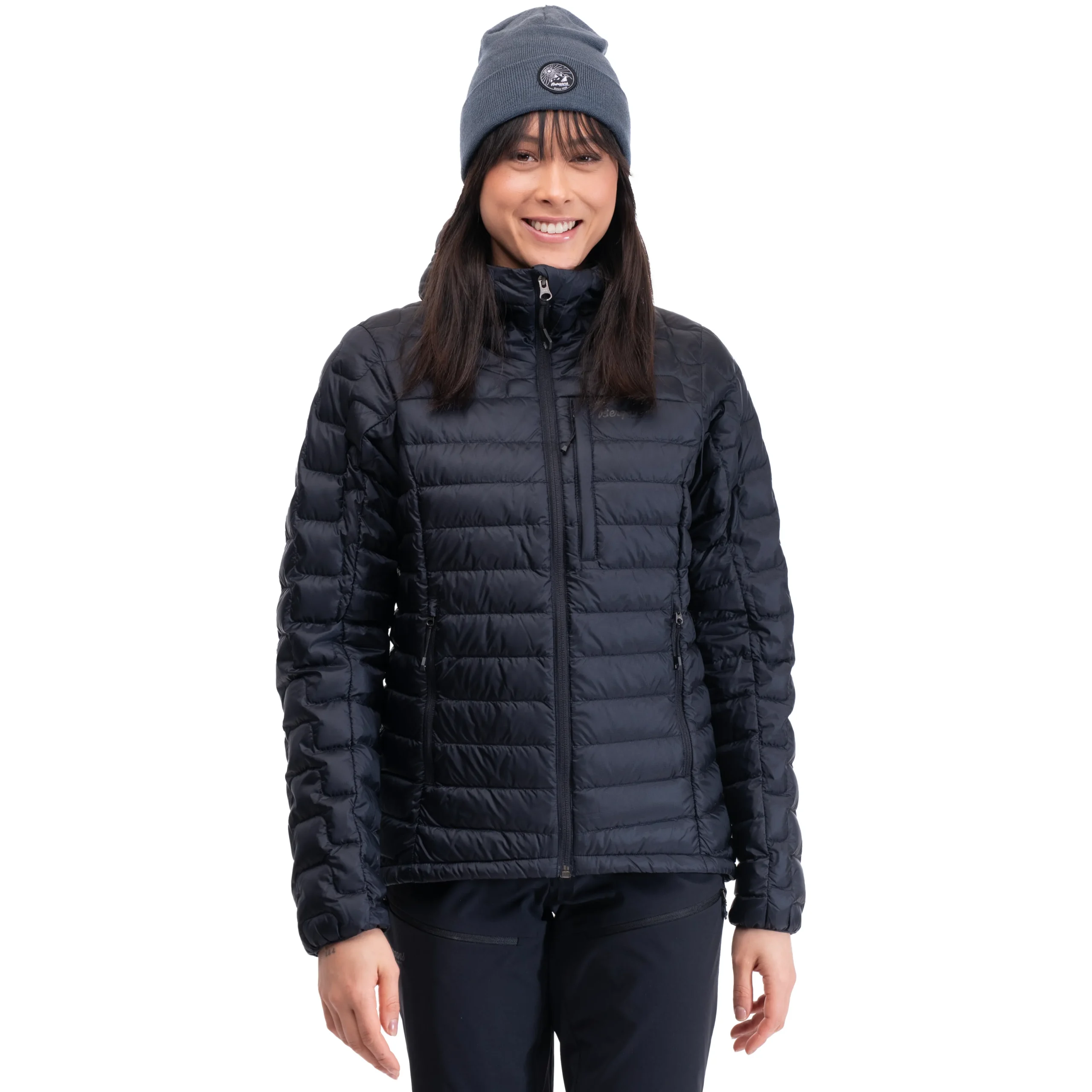 Best Sale Bergans Magma Light Down Jacket W/Hood Women - Black