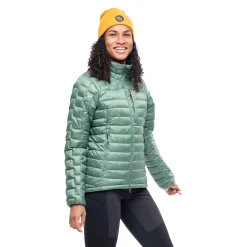 Best Sale Bergans Magma Light Down Jacket Women - Dark Jade Green