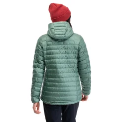Sale Bergans Magma Light Down Jacket W/Hood Women - Dark Jade Green