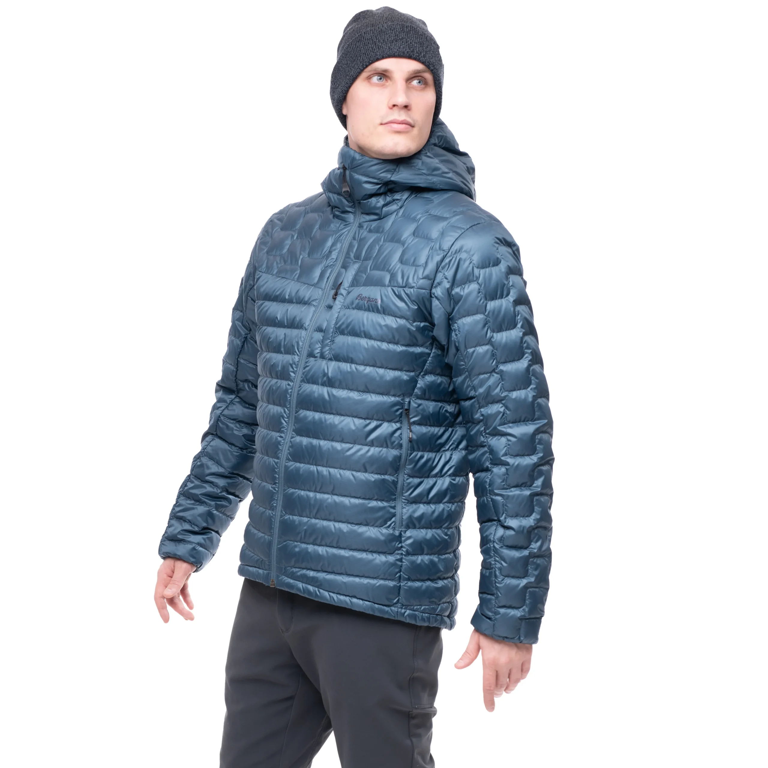 Sale Bergans Magma Light Down Jacket W/Hood Men - Orion Blue