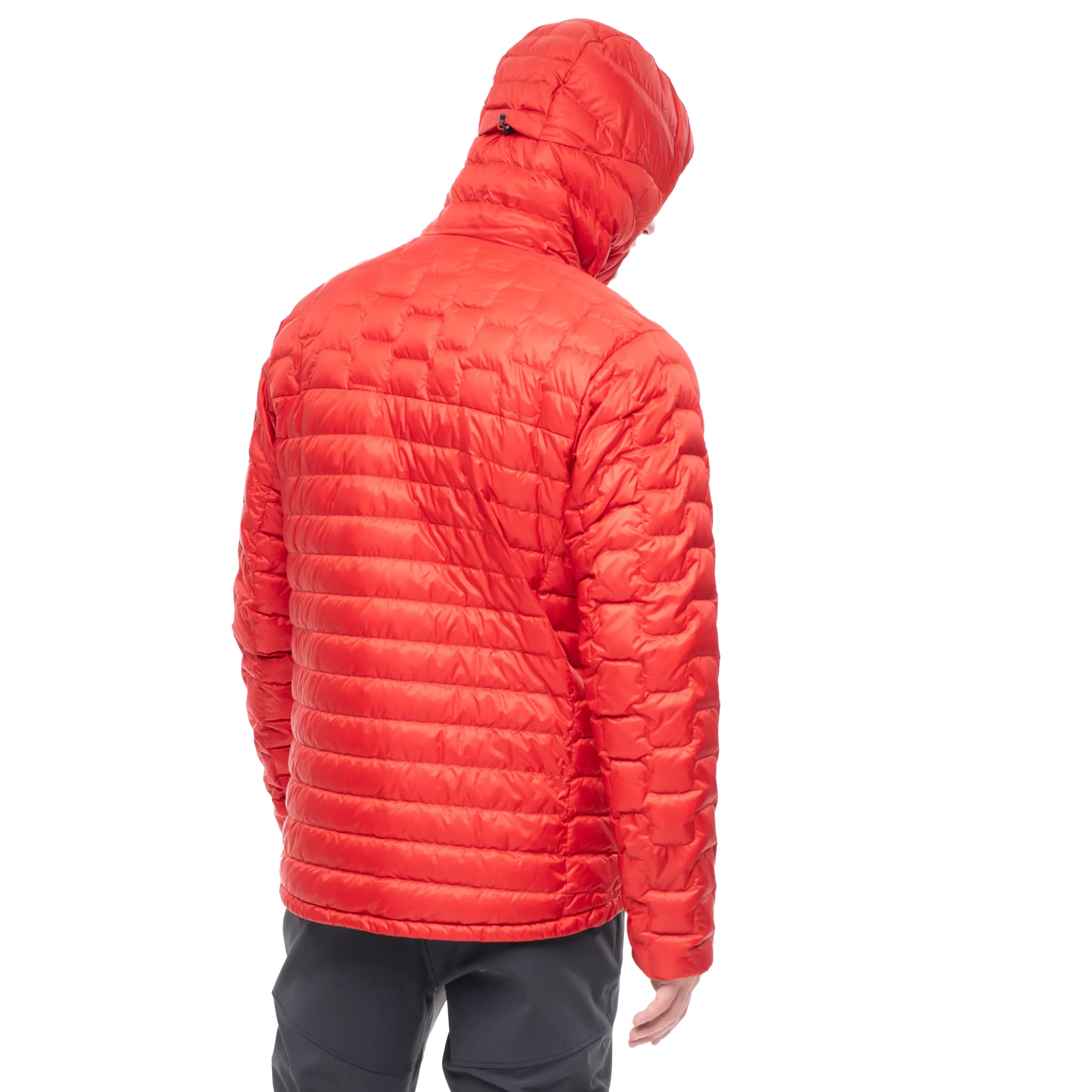 Fashion Bergans Magma Light Down Jacket W/Hood Men - Dark Brick