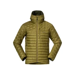 Cheap Bergans Magma Light Down Jacket W/Hood Men - Olive Green
