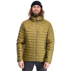 Cheap Bergans Magma Light Down Jacket W/Hood Men - Olive Green