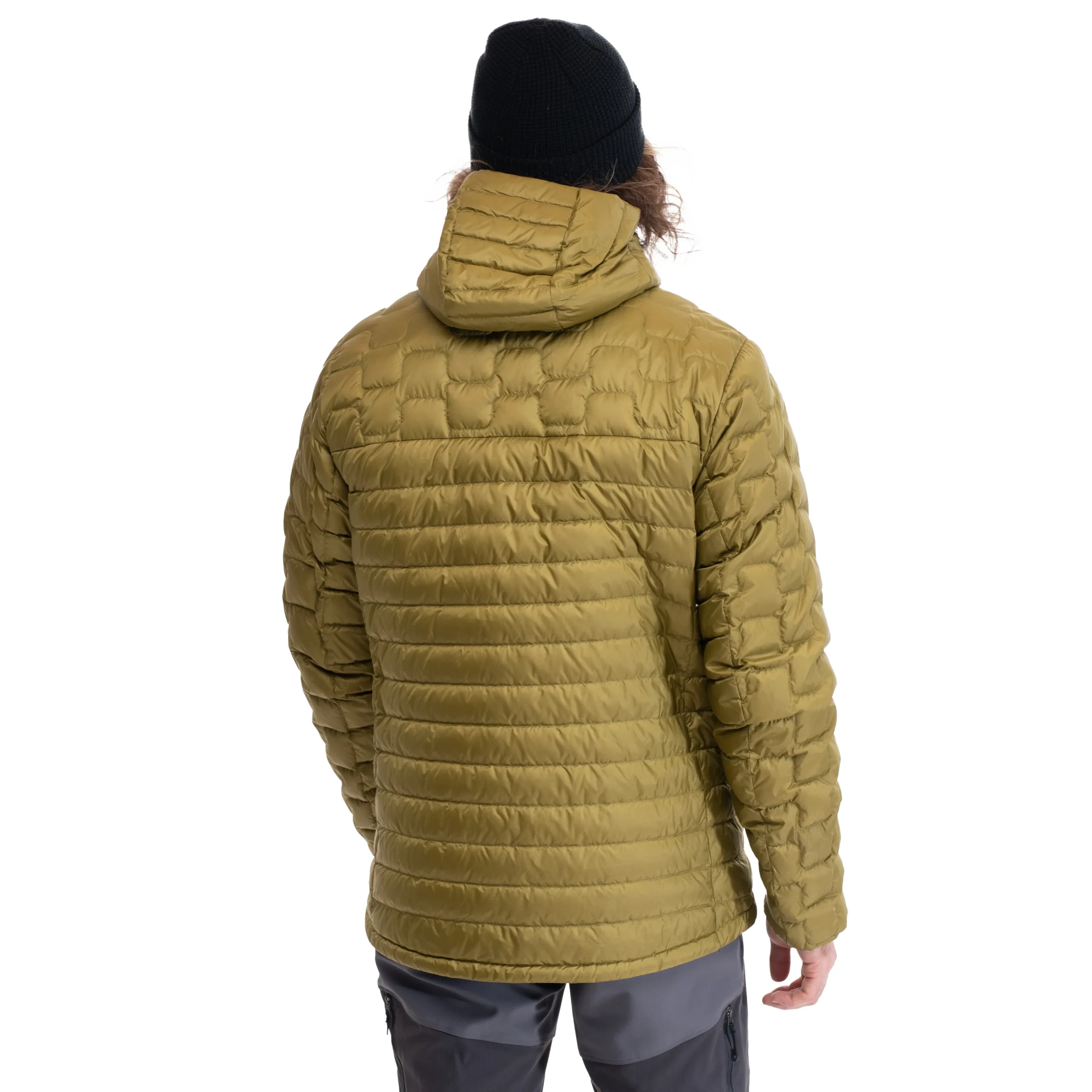 Cheap Bergans Magma Light Down Jacket W/Hood Men - Olive Green