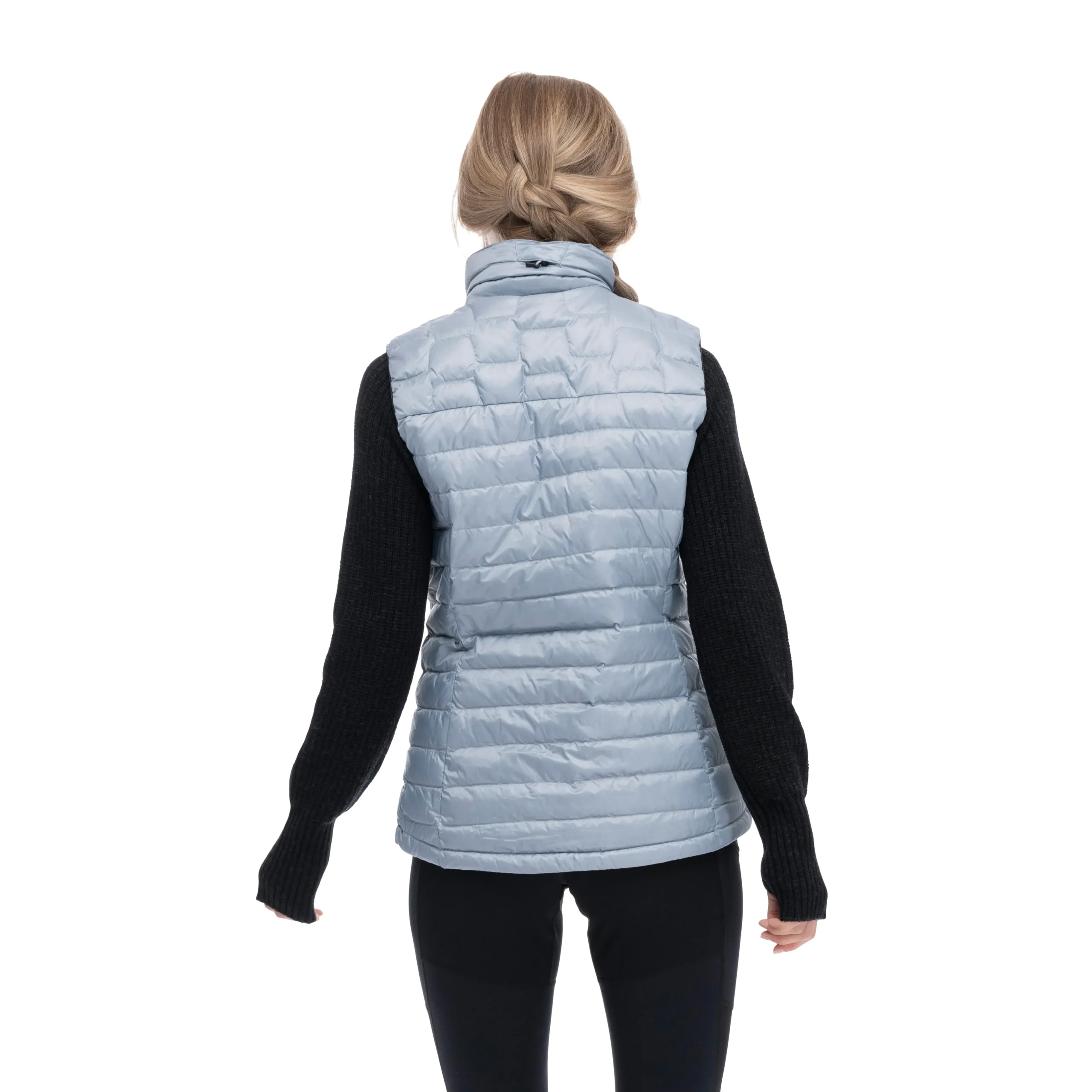Best Sale Bergans Magma Light Down Vest Women - Husky Blue