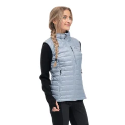 Best Sale Bergans Magma Light Down Vest Women - Husky Blue