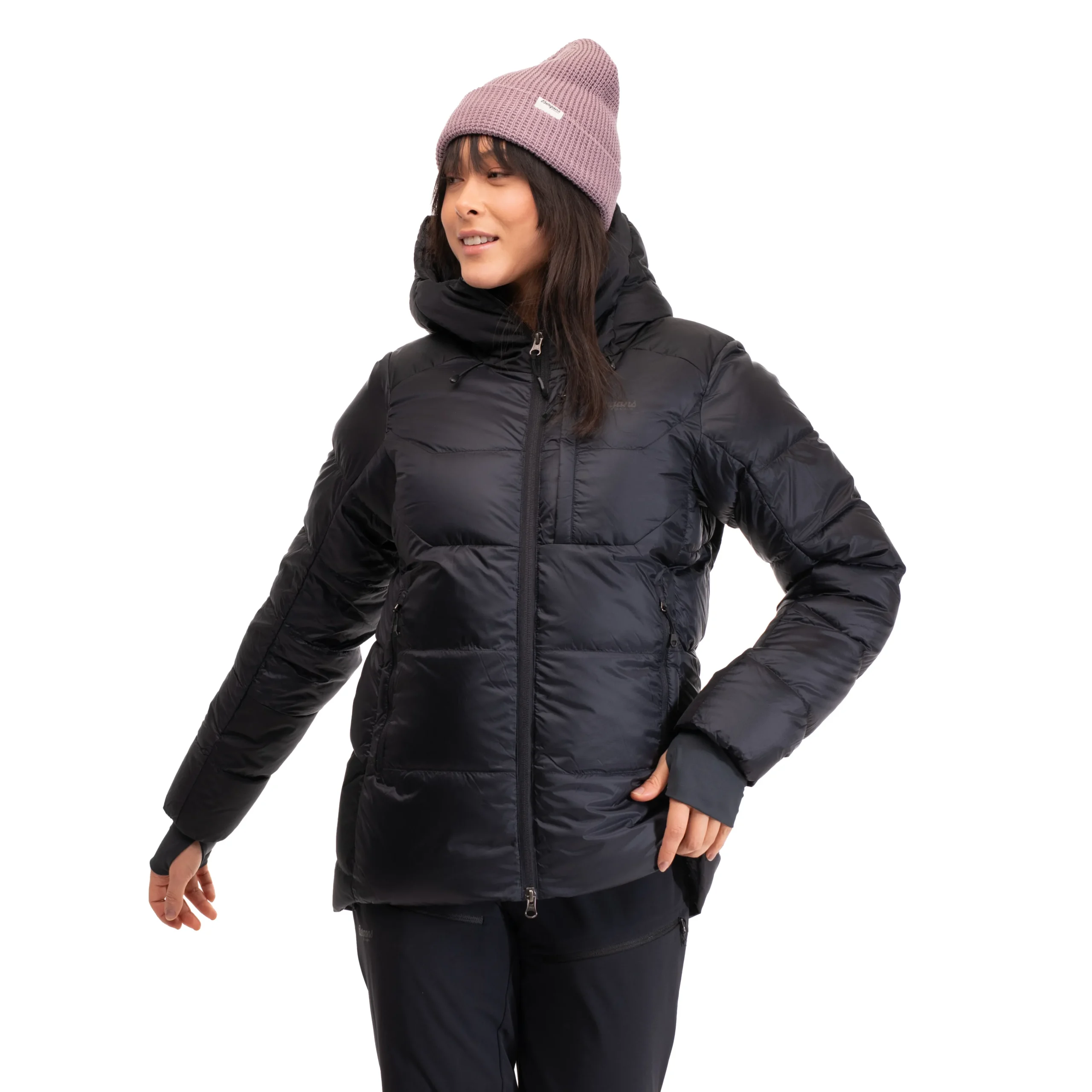 Clearance Bergans Magma Warm Down Jacket W/Hood Women - Black