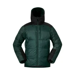 Store Bergans Magma Warm Down Jacket W/Hood Men - Duke Green / Black
