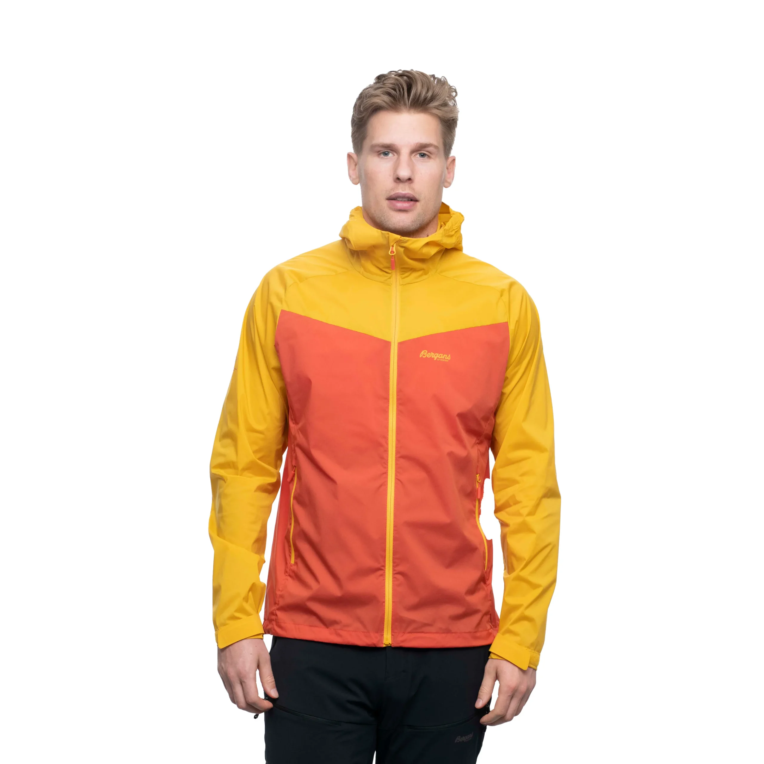 Discount Bergans Microlight Jacket - Brick / Light Golden Yellow