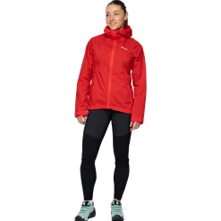 Store Bergans Microlight W Jacket - Fire Red