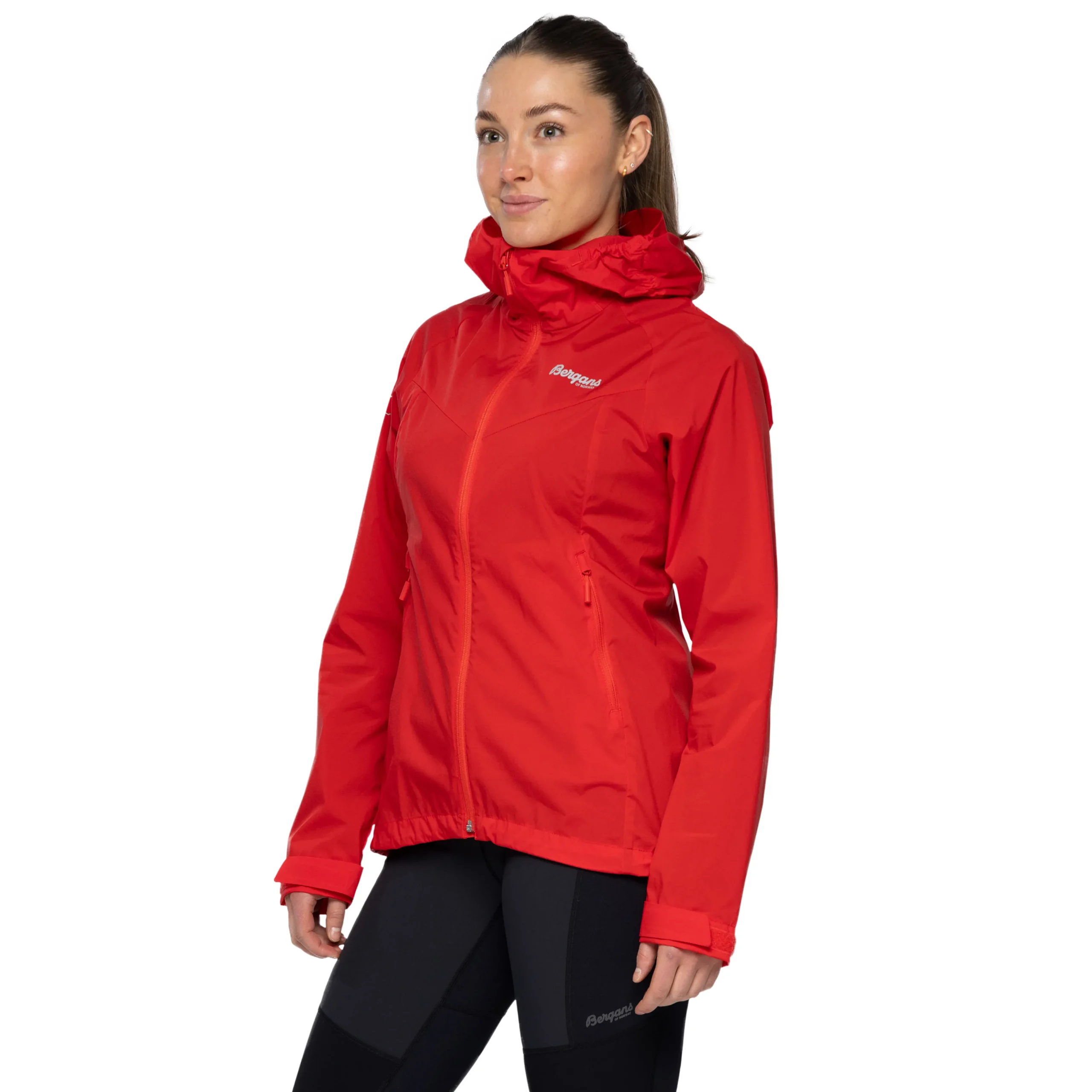 Store Bergans Microlight W Jacket - Fire Red