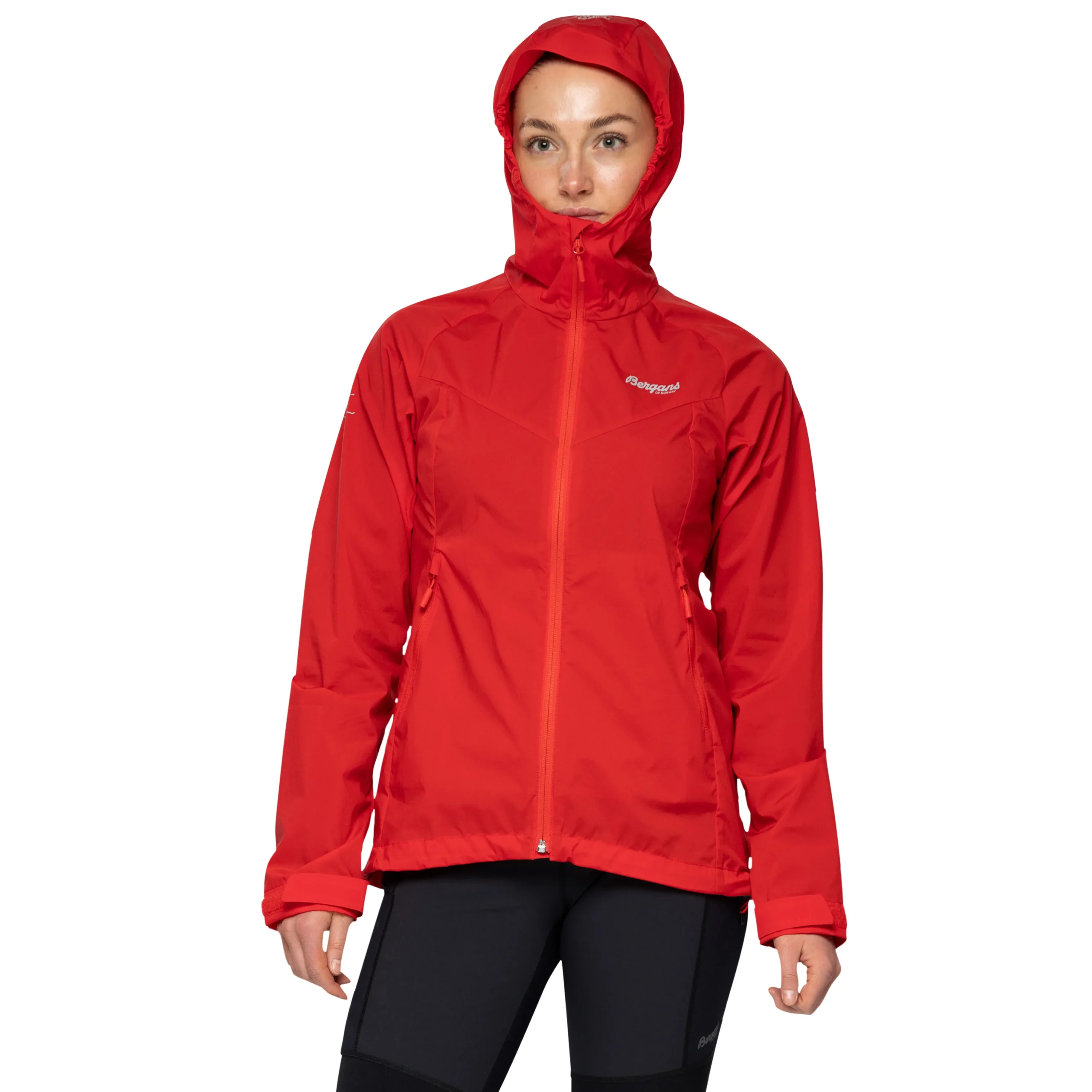 Store Bergans Microlight W Jacket - Fire Red